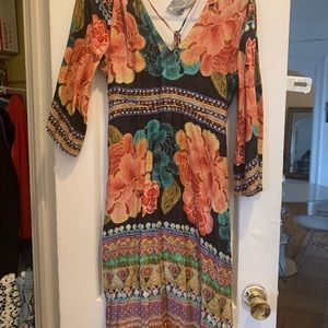 Anthropologie kimono dress, wore once xs